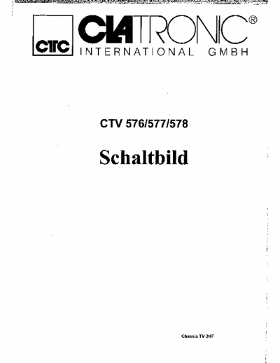 Clatronic,Bomann ctv575,577,578 schematic